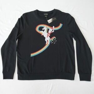 Alex Stevens‎ Ugly Christmas Sweater Santa Riding Unicorn Sword XL NWT